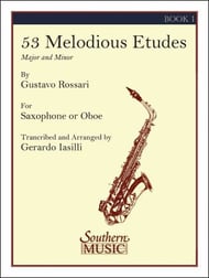 53 MELODIOUS ETUDES BOOK 1 SAX cover